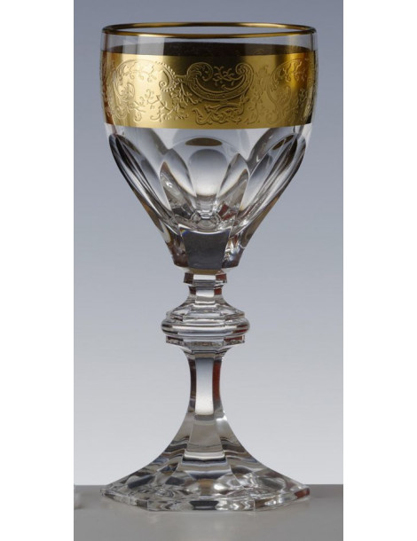 6 VERRES LIQUEUR N5 EMPIRE - NORA OR - Cristal Prestige