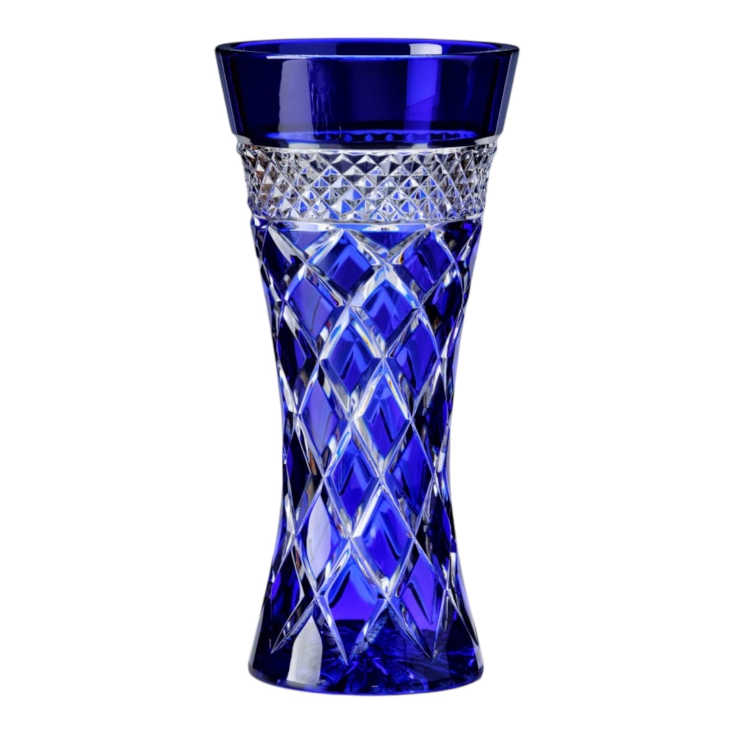 VASE CONIQUE GEORGES | BLEU – H 25.0 | Ø 13.0 CM