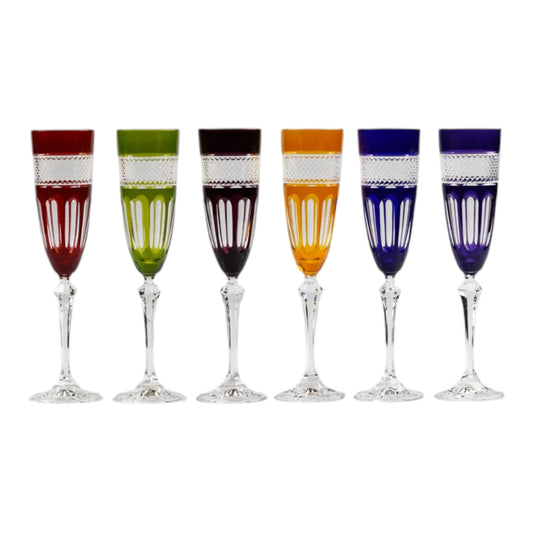 COFFRET 6 FLUTES N 7 MIREILLE - 6 COULEURS