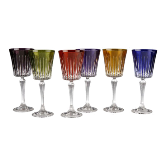 COFFRET 6 VERRES DE VIN COULEUR - TIMELESS N°2