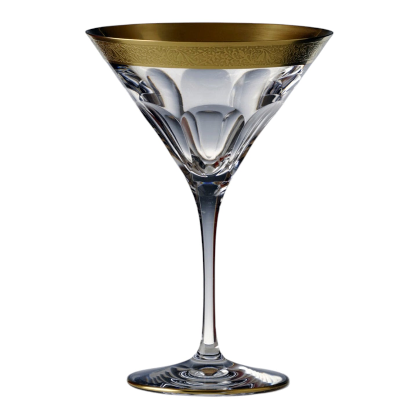 COF 6 VERRES A COCKTAIL N 9 EMPIRE – INCRUSTE OR | H 17.5 CM